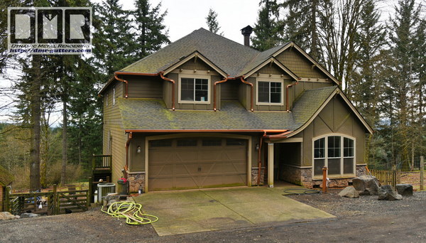 Spurgeon copper gutter job